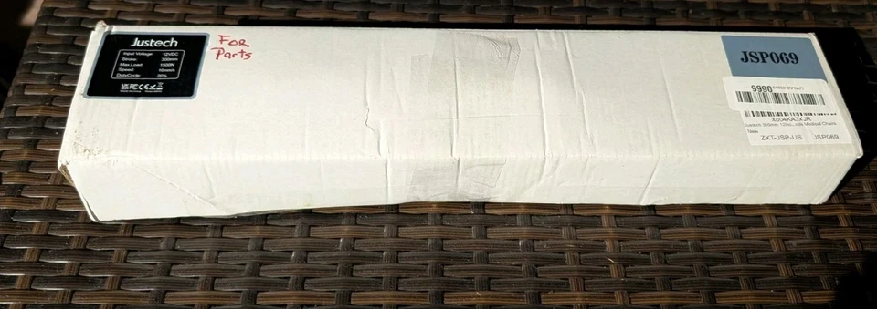 Justech 12V Heavy-Duty Linear Actuator 330LBSs/1500N-12inch/300mm -FOR PARTS - Image 2 of 4