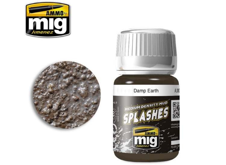 Ammo Mig A.MIG1754 35ml - Enamel Mud Effects - Damp Earth-á-á-á-á-á-á-á-á-á-á-á-