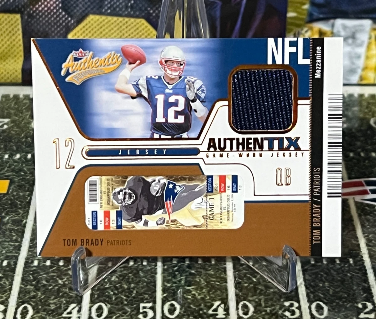 2004 Fleer Authentix Tom Brady #JA-TB for sale | eBay