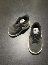 Nike Air Force 1 Crater Black/White-Volt TD Toddler Size 3C New Without Box