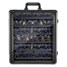 Miniature Display Case For Collectibles Storage Case 6 Magnet Tray Adjust