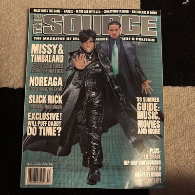 The Source Magazine July 1999 Missy & Timbaland, NAS & Noreaga, Slick Rick