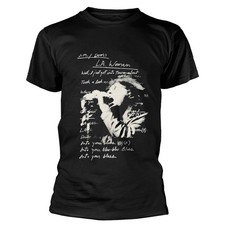 Image of The Doors 'LA Woman Lyrics' (Black) T-Shirt