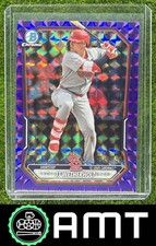 JJ Wetherholt 2026 Bowman 123/250 Chrome Prospects Purple Geometric Cardinals