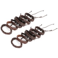 Geflochtenes Armband Verstellbares Braunes Armband Im Vintage-Stil FüR