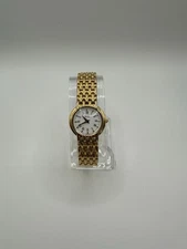 Women's ESQ 100204 Gold Plated SWISS QUARTZ 24MM watch FREE SHIPPING