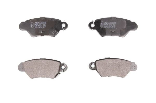 Hinterachse Abe C2X006ABE Bremsbelagsatz, Scheibenbremse FüR Chevrolet,Opel,Vaux-image