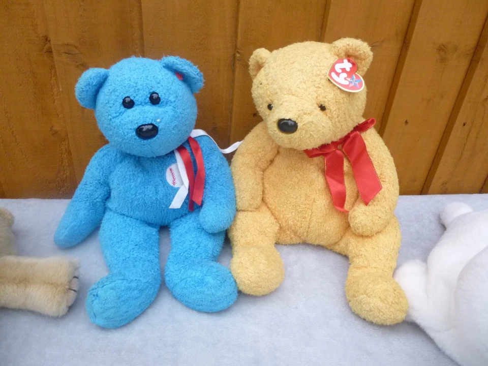 Bundle of 7 Vintage Ty Soft Plush Toys Pillow Pals Beanie Buddies Classic - Image 4 of 4