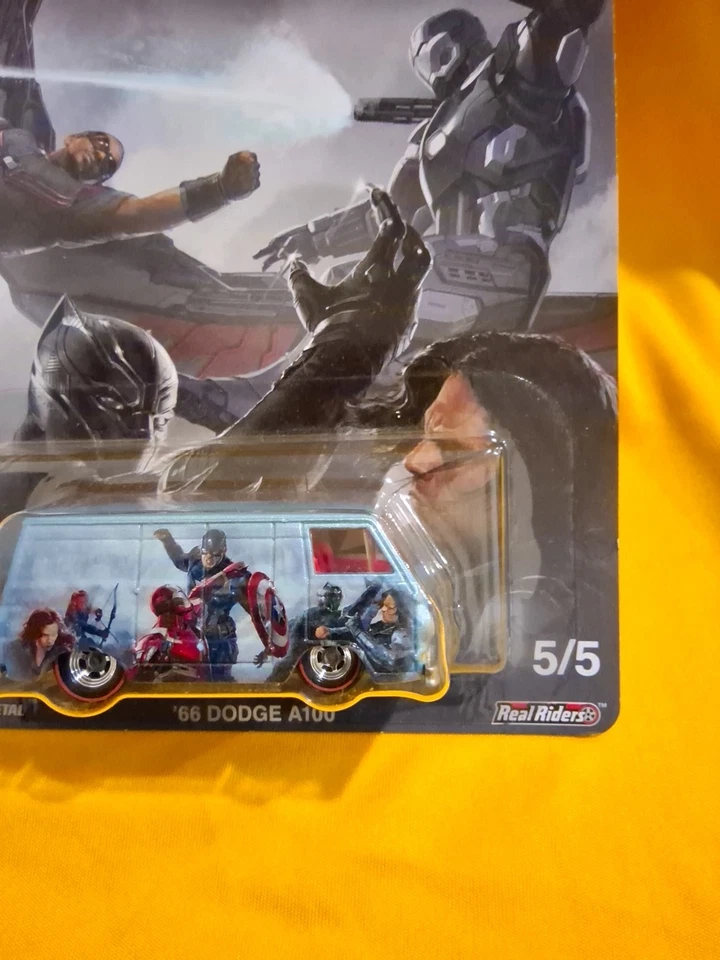 风火轮 '66 道奇 A100 Pop Culture 漫威概念艺术队长美国 FKY40 🔥X1 — 第 4/4 张图片