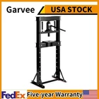 12Ton Hydraulic Press Heavy Duty H-Frame Garage Floor Shop Press Worktable Plate