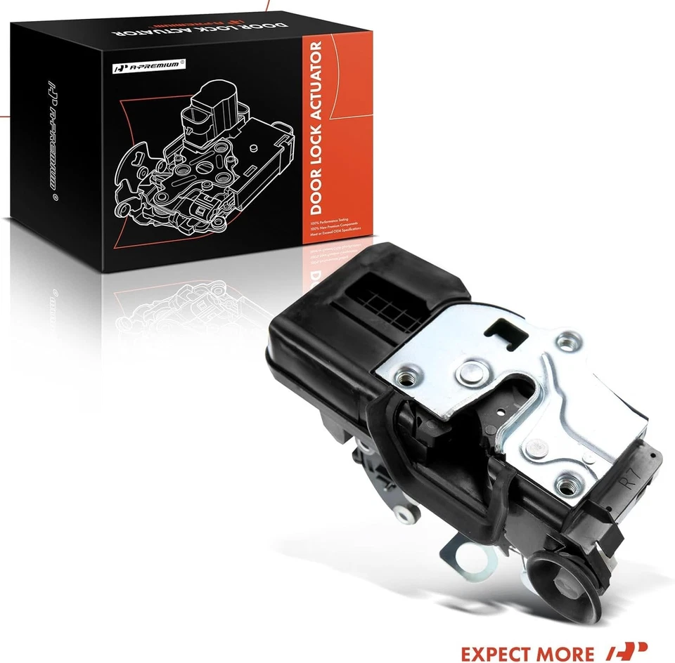 Actuador de bloqueo de pestillo de puerta compatible con Cadillac, Chevrolet Chevy y G 2007-2009 Foto 2 de 4