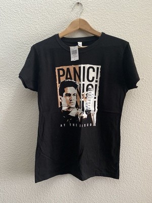 NEW Panic! At The Disco Brendon Urie Hot Topic T-Shirt XL NWT Black Band Tour