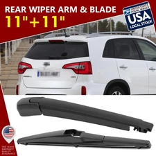 Easy Installation & waterproof 11''+11'' Windshield Rear Wiper Arm & Blade Set