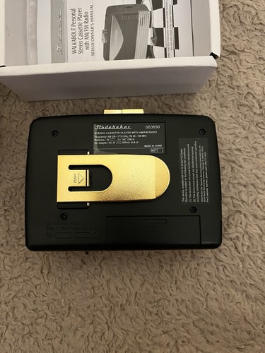 Vintage-Studebaker Walkabout Personal Stereo Casette Player With AM/FM Radio NIB - Picture 9 of 12