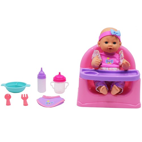 : Feeding Fun Doll Set mit 12" Babypuppe - Gi-Go Puppen, Spielset, Alter 3+, Mult... - Bild 1 von 5