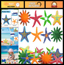 16 Big Diving Pool Toys - Colorful Starfish Fish for Kids, Summer Fun, Party F