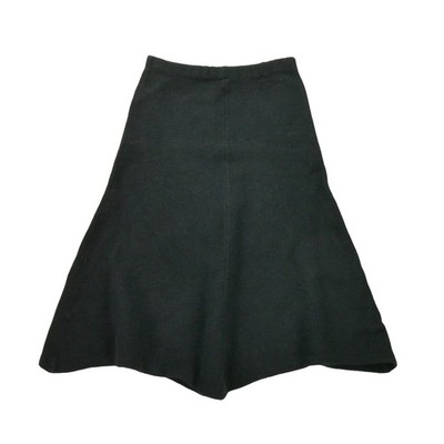 Lauren Ralph Lauren Damen Schwarze Woll-Midiröcke Groesse L #QWE0945