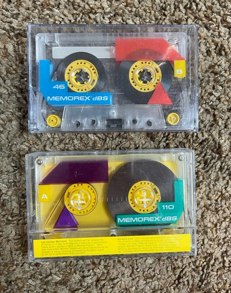 Huge Lot of 133 Memorex Cassette Tapes Selling as Blank 60 90 120 min Recordable - Image 2 of 4