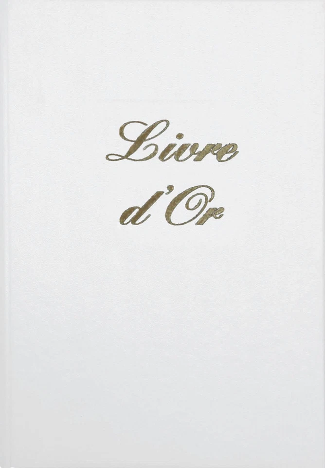 [5300] Elve Livre d'Or Couverture rigide 220 x 170 mm 148 Pages Blanc - Photo 1/1