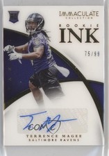 2015 Panini Immaculate Rookie Ink 75/99 Terrence Magee #RI-TM Auto 5yr