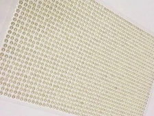 CraftbuddyUS 1500pcs  Bulk Sheet 3mm Self Adhesive Pearl Gems, DIY