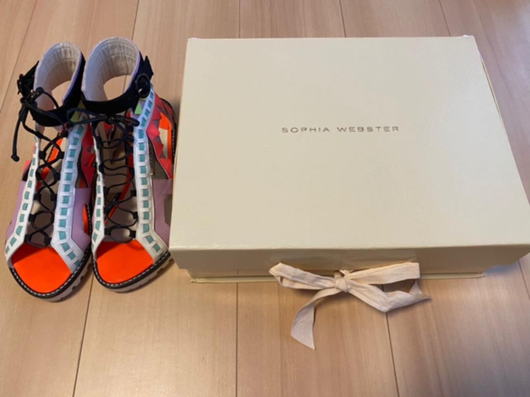 SOPHIA WEBSTER Sandal Size US 5/ EU 35.5 Multicolor New | eBay