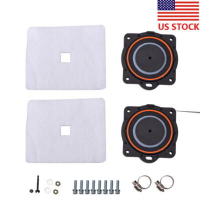 Quick Air Pump Diaphragm Rebuild Kit - Compatible with Hiblow HP-60/HP-80