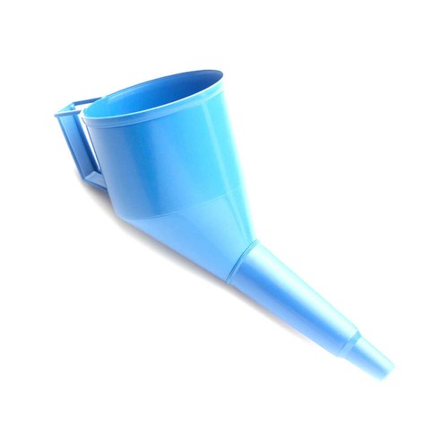 Angled Funnel with Strainer For Oil Petrol Diesel Water (Red colour only) - Picture 2 of 4