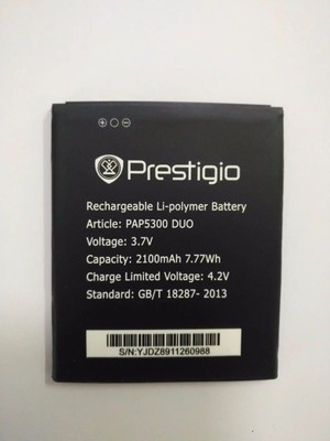 1pcs New Battery For Prestigio PAP5300 DUO 2100mAh