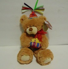 First and Main Teddy Bear Plush Happy Birthday with Tags