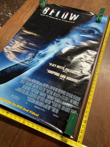 BELOW Movie POSTER 27x40 B Chuck Ellsworth Crispin Layfield Holt McCallany Bruce