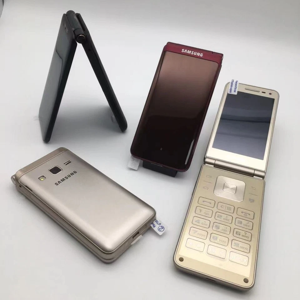 Samsung Galaxy Folder G1600 Unlocked Dual Sim 2GB RAM 16GB ROM Flip Smartphone - Image 4 of 4