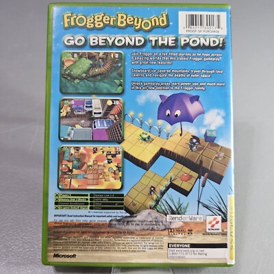 XBOX ORIGINAL ~🐸Frogger Beyond ~Rated E ~Complete W/ Manual