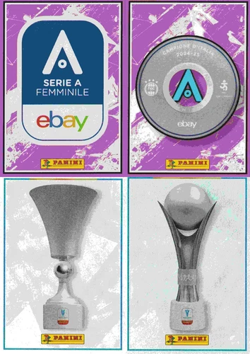 Figurine loghi, coppe, Italia Calciatrici 2024-2025 Panini a scelta