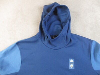 売れ筋商品|||アディダス パーカー・スウェットシャツ アウター レディース Men's Blue Seattle Sounders FC 2023 Player Travel Pullover Hoodie Blue Seattle Sounders Adidas Hoodie Men XL Blue 2023 Player