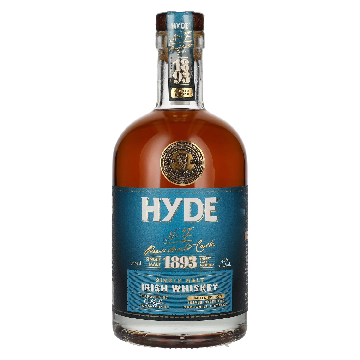 Hyde No.7 PRESIDENT'S CASK 1893 Single Malt Irish Whiskey