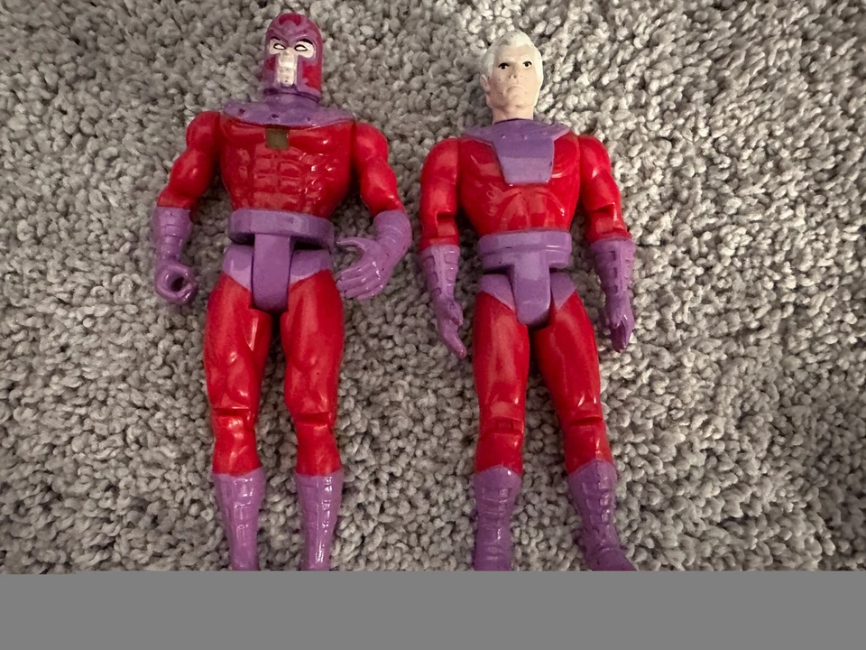 Lote Suelto de 9 Figuras de Acción Marvel Años 90 De Colección - X-Men, Spider Man, Fantastic Four Foto 2 de 4