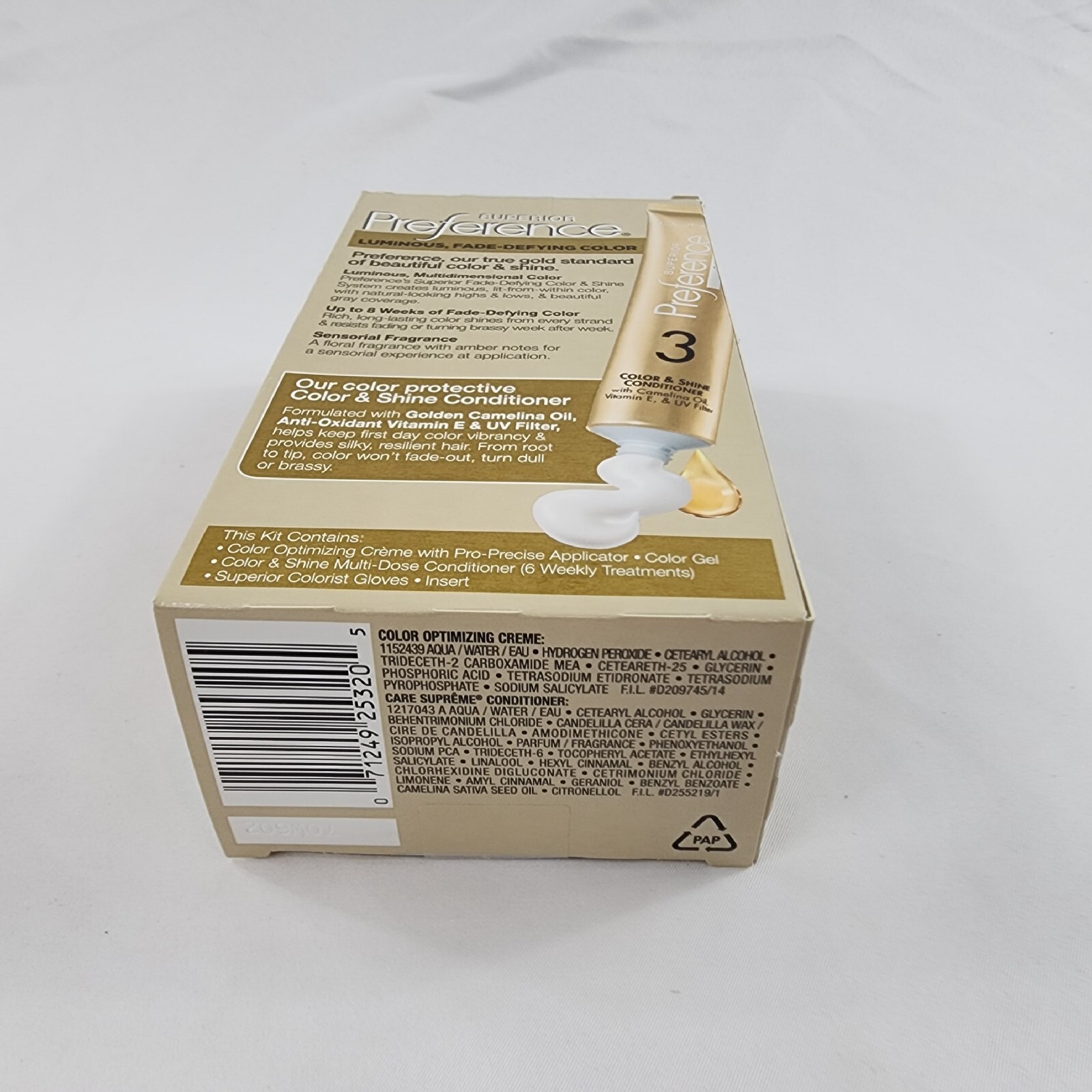 L'Oreal Paris Superior Preference Fade-Defying Shine Permanent # 8A Ash Blonde