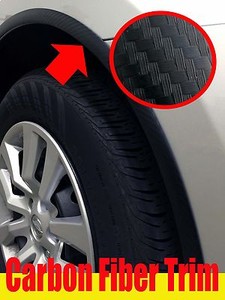Automotive Ford Carbon Fiber Wheel Well Fender Trim Molding 4pc W 5yr Warranty 4 Exterior