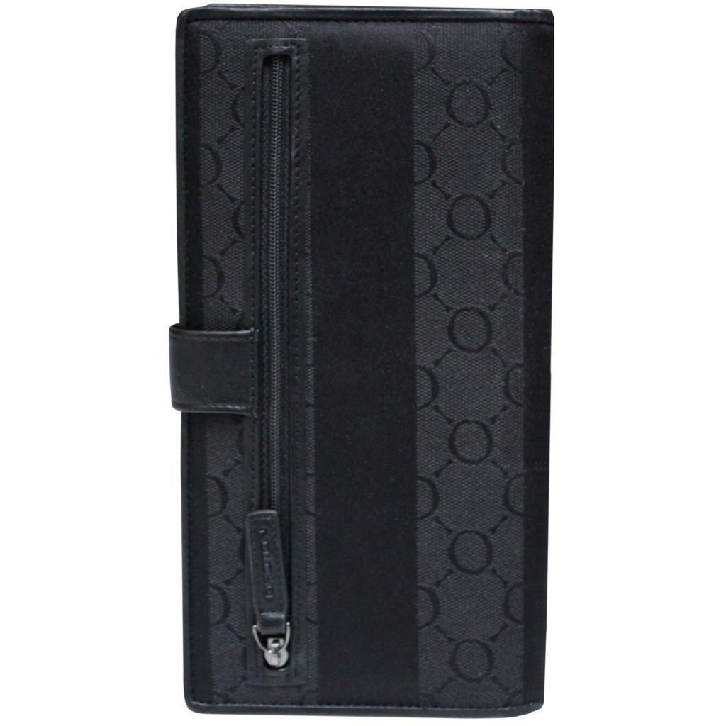Oroton Signature Stripe Travel Wallet Purse Womens Passport Holder