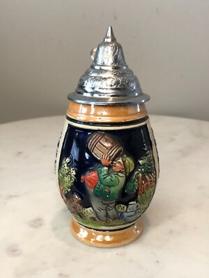 Vintage DBGM Western Germany - German Beer Stein Mug - Drink Clear Speak True