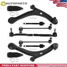 Front Lower Control Arm Ball Joints Tie Rod Ends For 2006 2007 2008 Honda Pilot