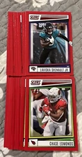 2022 Panini Score Football NFL Cards- Red Parallel Inserts - Complete your set!