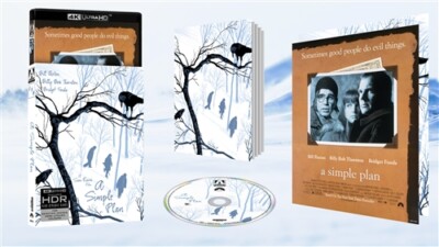 A SIMPLE PLAN New 4K Ultra HD UHD Arrow Video Limited Edition New Remaster