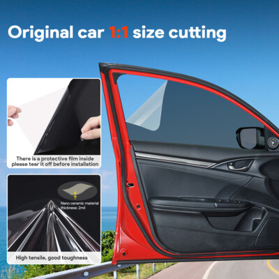 PreCut Window Film Any Shade % VLT For Toyota Tacoma 2016-2023 - Foto 6