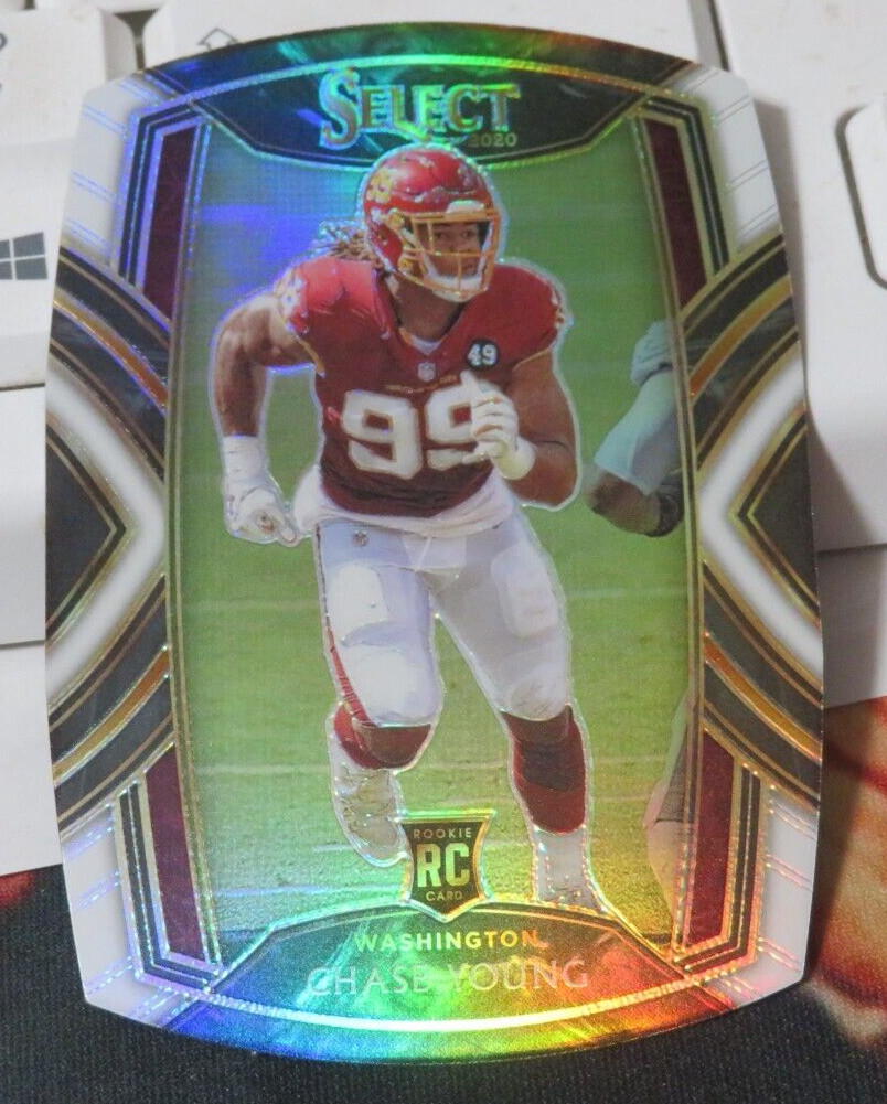 #7356 2020 SELECT CHASE YOUNG #264 WHITE DIE CUT
