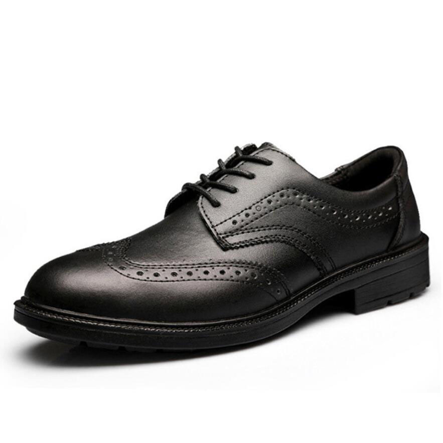 Mens Safety Work Shoes Steel Toe Cap Industrial Office Wing  display picture 3