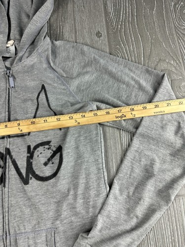 Billabong Womens/Juniors Zip Up Hoodie Gray Size Medium - Picture 7 of 9
