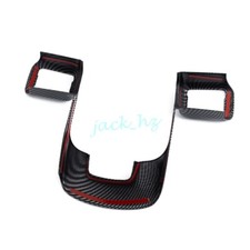 For 2024+ Hyundai Santa Fe Carbon Fiber Steering Wheel Switch Trims Accessories