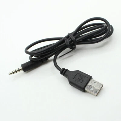 1PCS 3,5mm Mâle AUX Auxiliaire Audio Plug vers USB 2.0 Cordon Convertisseur Câble 3,3ft - Photo 1/4